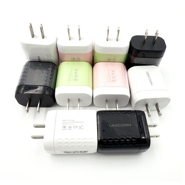 colored wall chargers 2